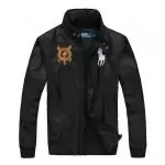 blouson ralph lauren homme racing big pon noir